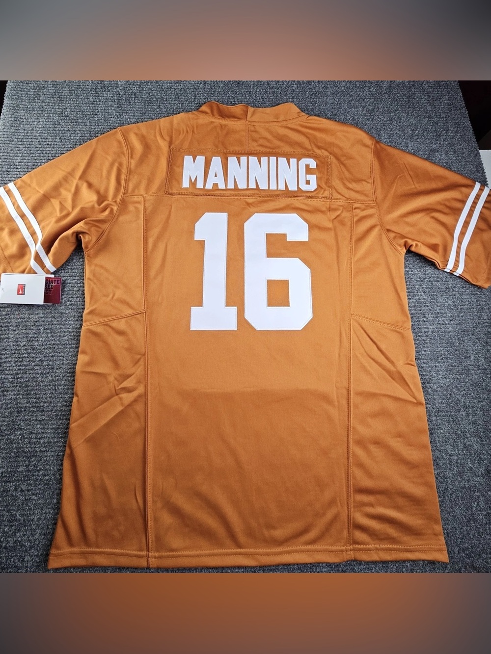 Arch Manning Stitched Jersey Orange Vapor